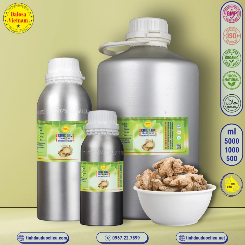Tinh Dầu Gừng Lily - Ginger Lily Essential Oil 2 tinh dau gung lily ngai tien – ginger lily essential oil 2